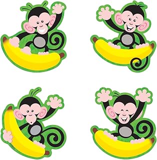 TREND enterprises, Inc. Monkeys and Bananas Mini Accents Variety Pack, 36 ct