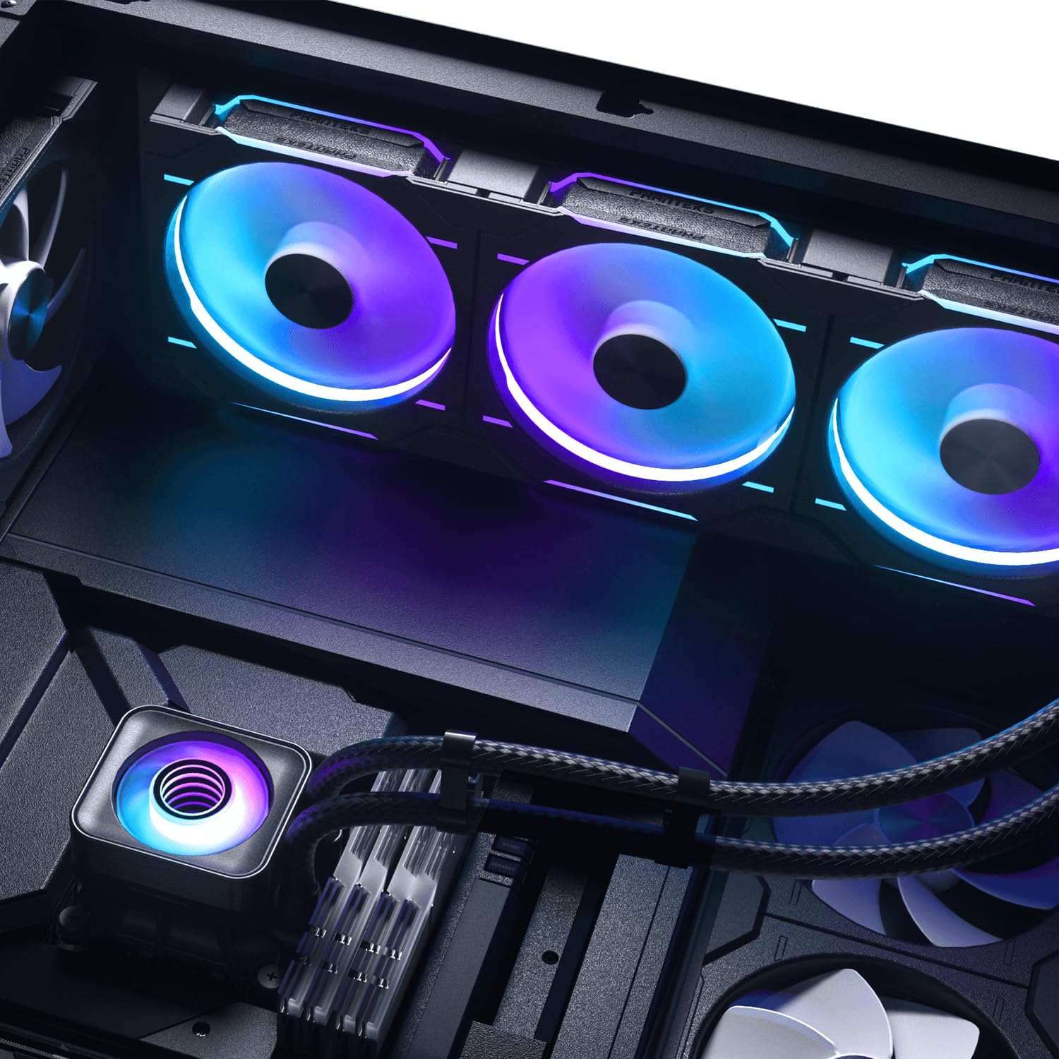 Phanteks Glacier One 420D30 X2 DRGB AiO Water Cooling - 420 mm Nero
