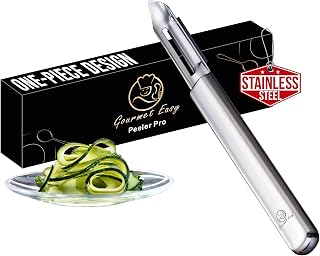 Gourmet Easy Vegetable Peeler, Ultra Sharp Blades, Stainless Steel I Peeler