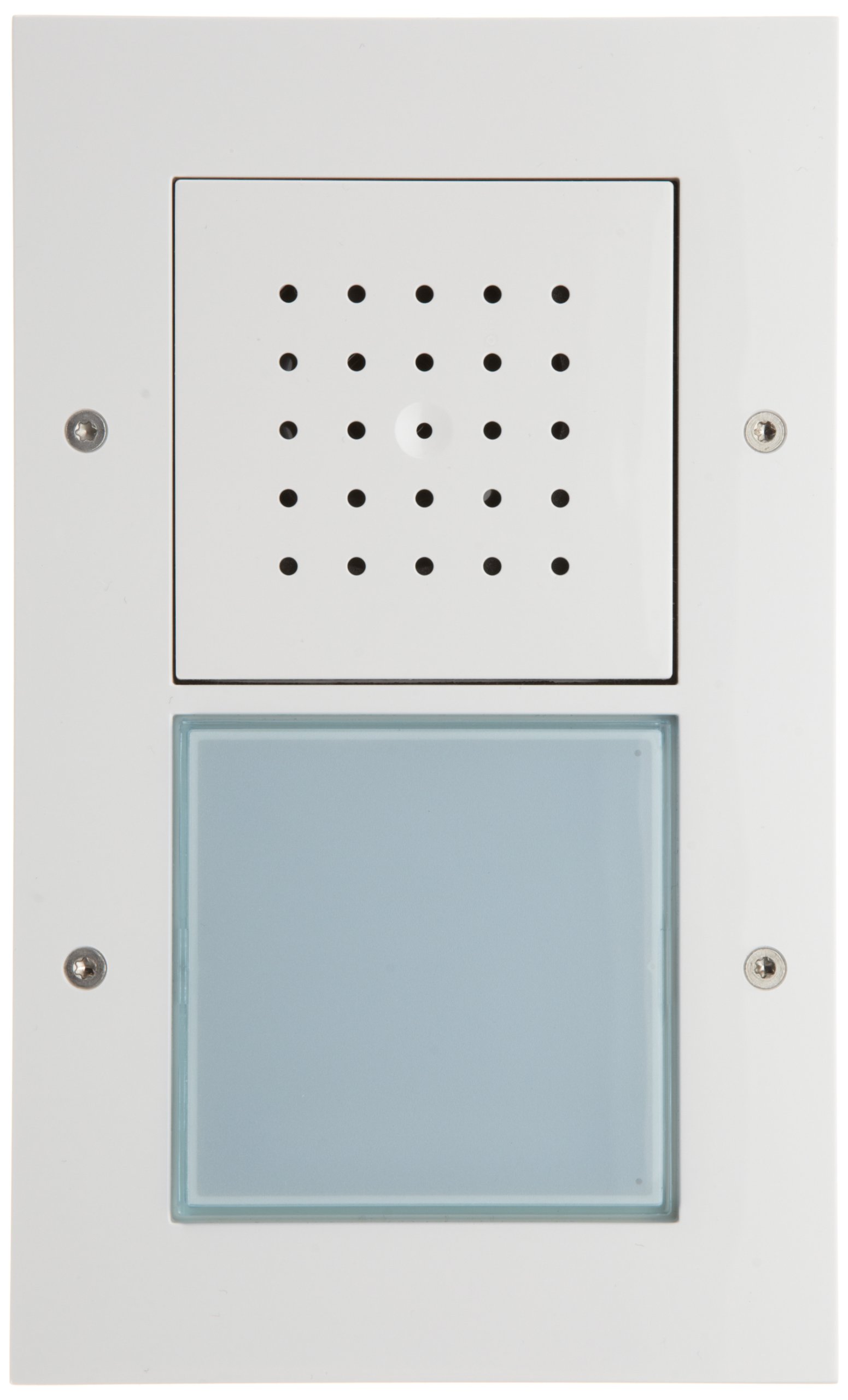 GIRA 126666 Interphone vidéo blanc pour sécuriser l'accueil des livreurs à la maison
