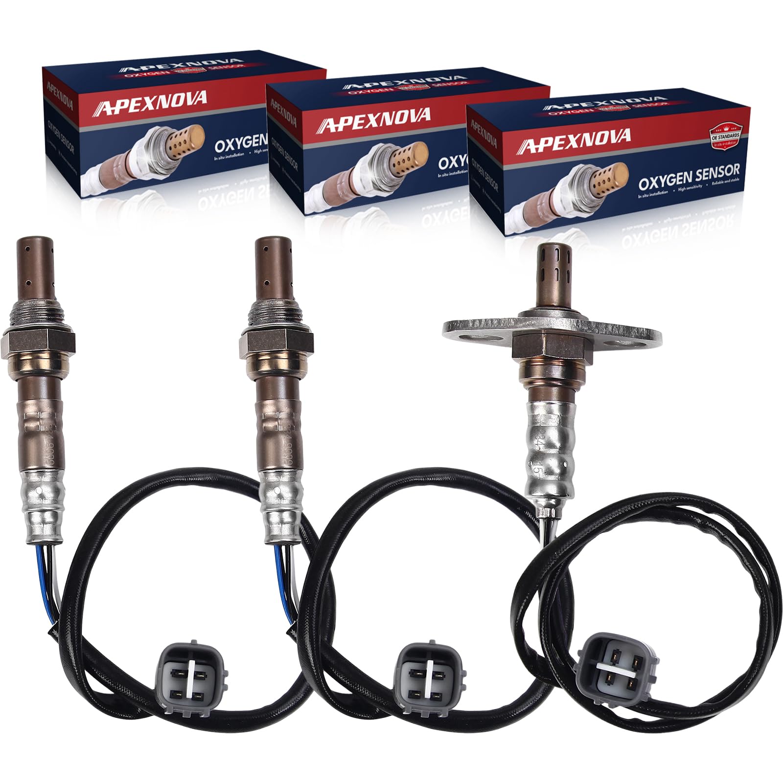 Photo 1 of 3PCS O2 Oxygen Sensor Upstream Downstream for Highlander 3.0L V6 2001-2003