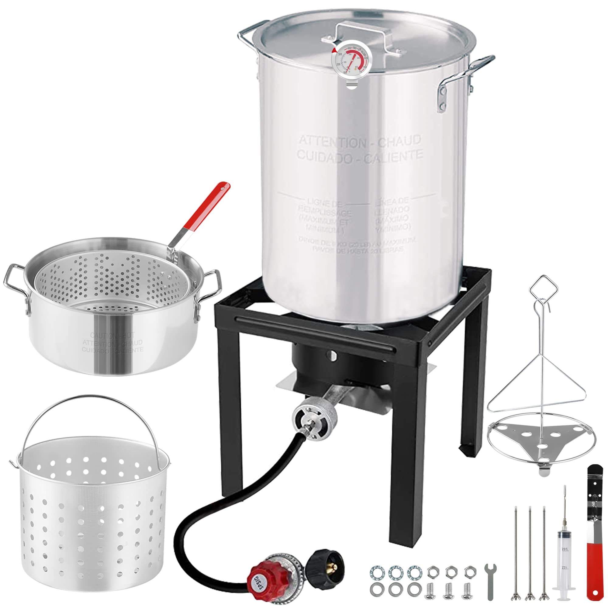 Buy Propane Outdoor Turkey Fryer Set Seafood Boiler Kit Fish Fryer with