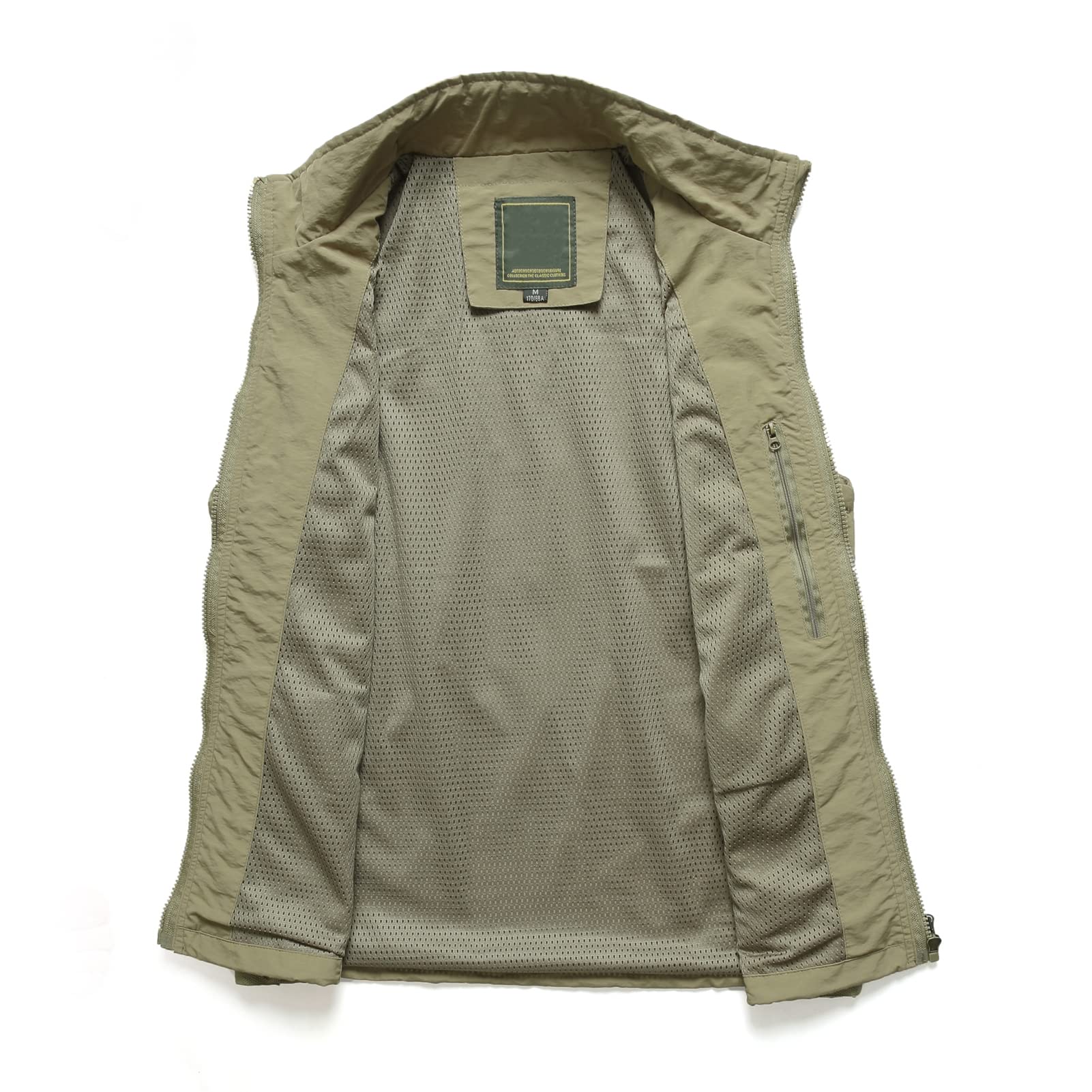 Uomo All'aperto Gilet da Pesca Traspirante Multi-Tasca Gilet da Lavoro Caccia Fotografi Outdoor Vest Safari Giacche Gilet