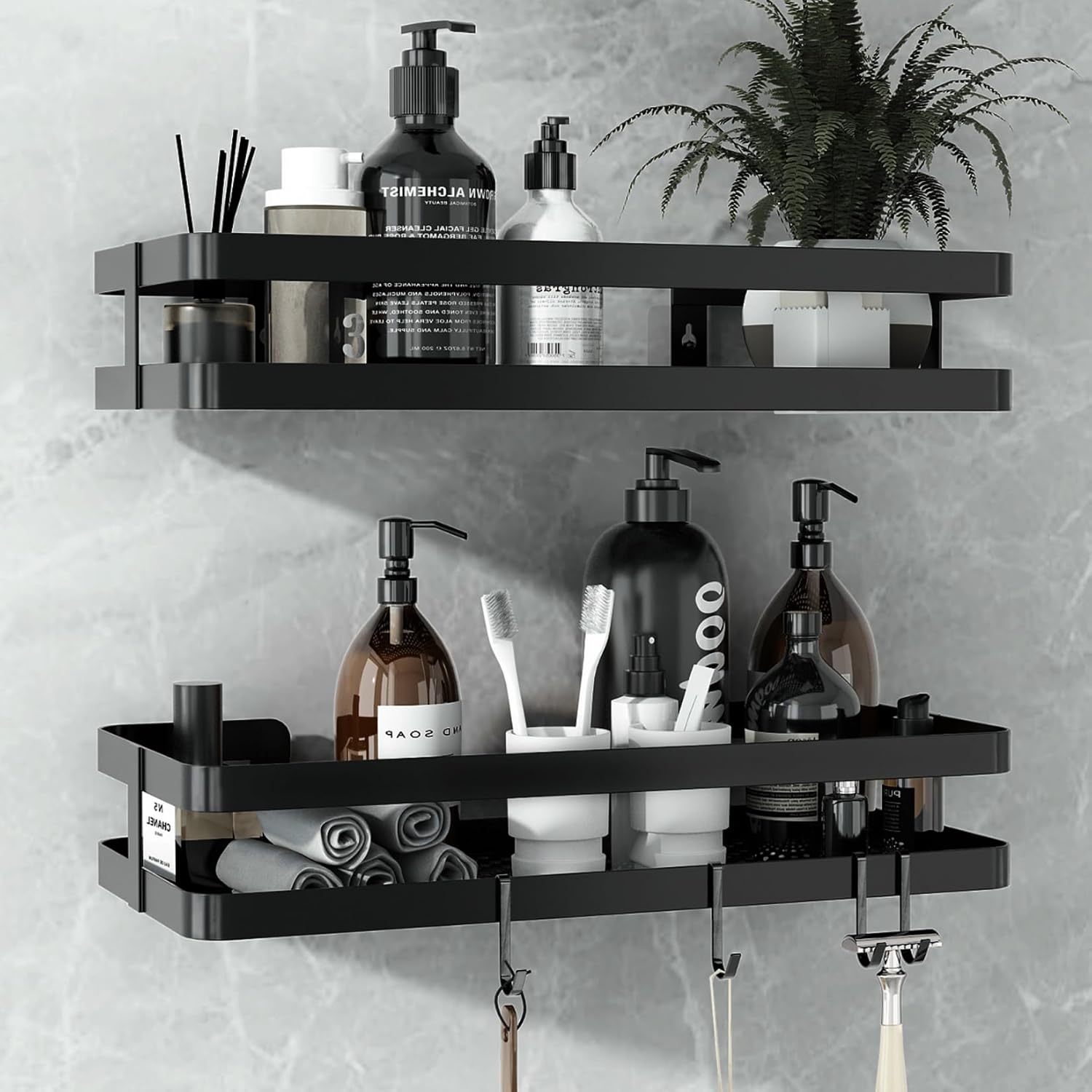 Amazon.com: WXCGX Shower Caddy 2 Pack,Shower Organizer for Extra-Large ...