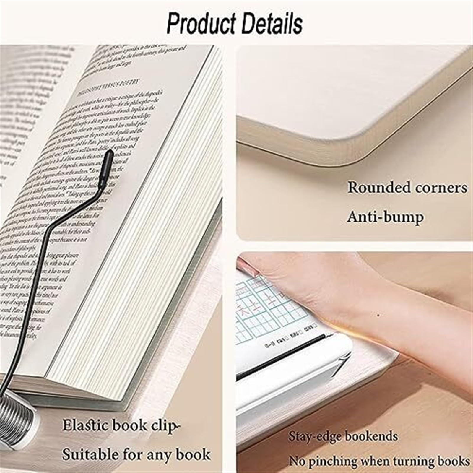 Supporto regolabile per leggere a letto, con angolo di 180° per una comoda esperienza