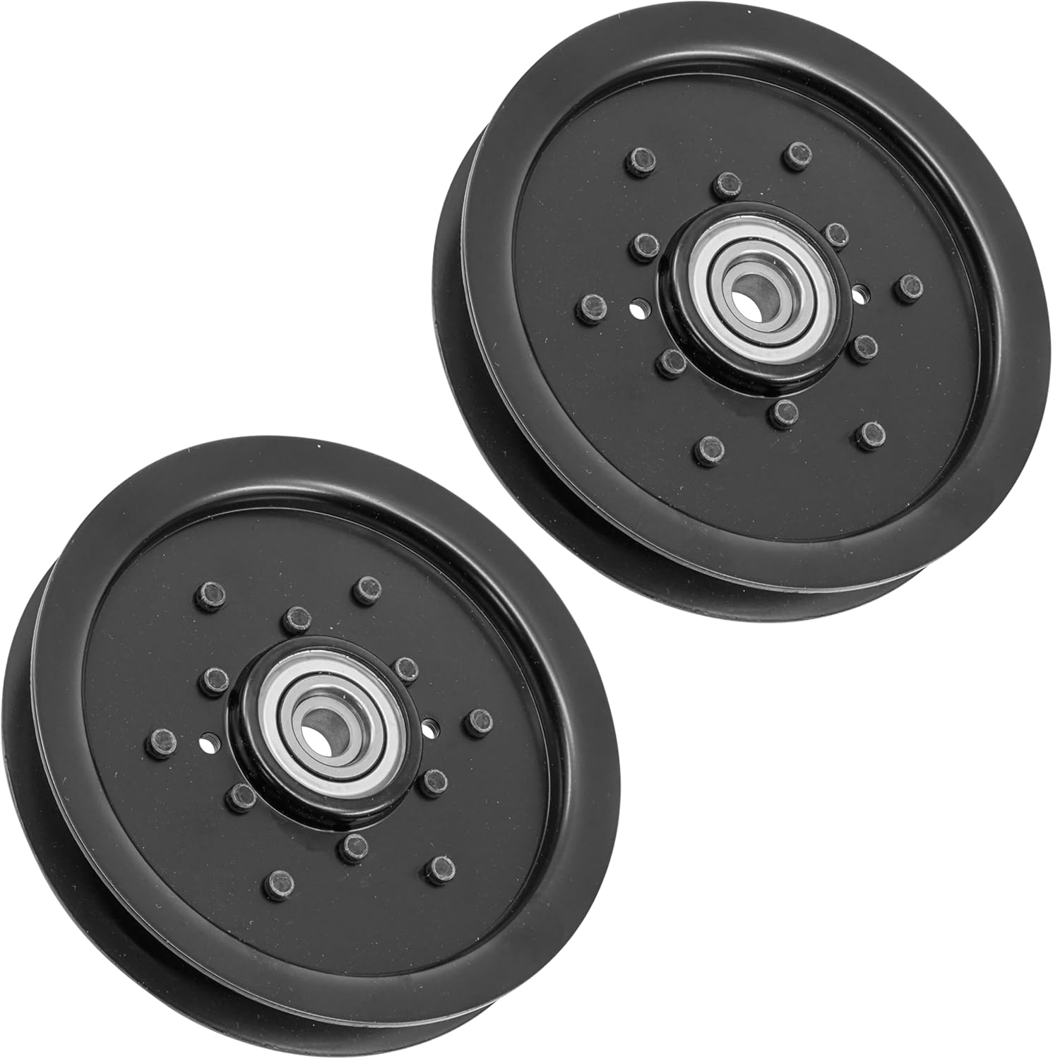 Caltric AM124925 60" Deck Idler Pulleys Compatible with John Deere 2032R 2038R 3033R 3038R 3039R