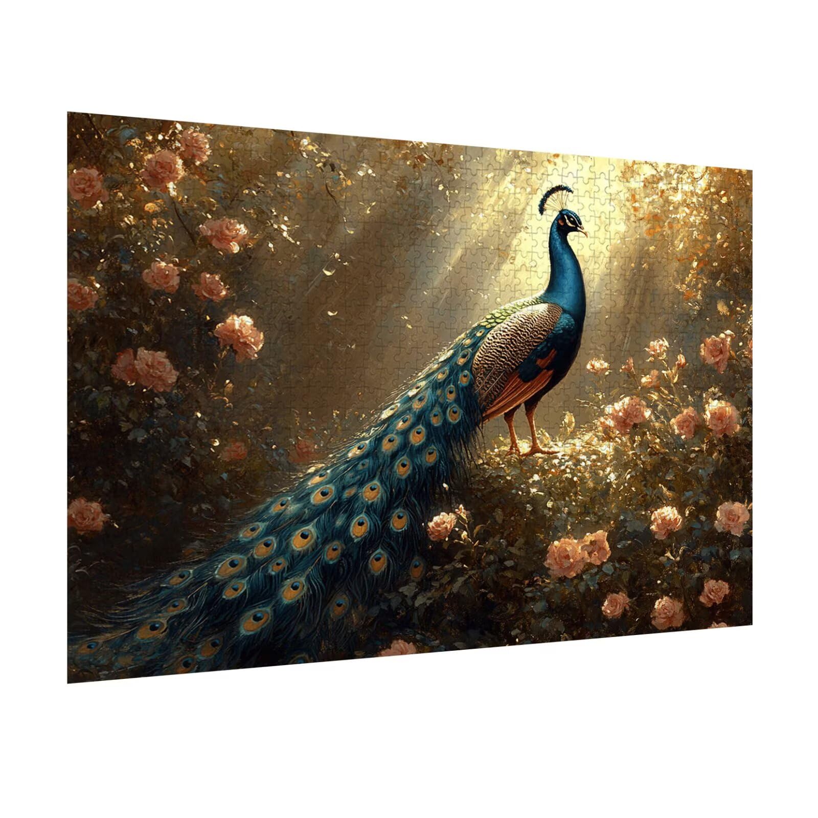 Puzzle 4000 Pezzi Paone Puzzle Classici per Gioco Familiare, n-386 | Impossibile Puzzles, Intrattenimento Creativo, Rilassamento Intelligence, Regalo per Amore e Amico, Decorazioni Casa, piante