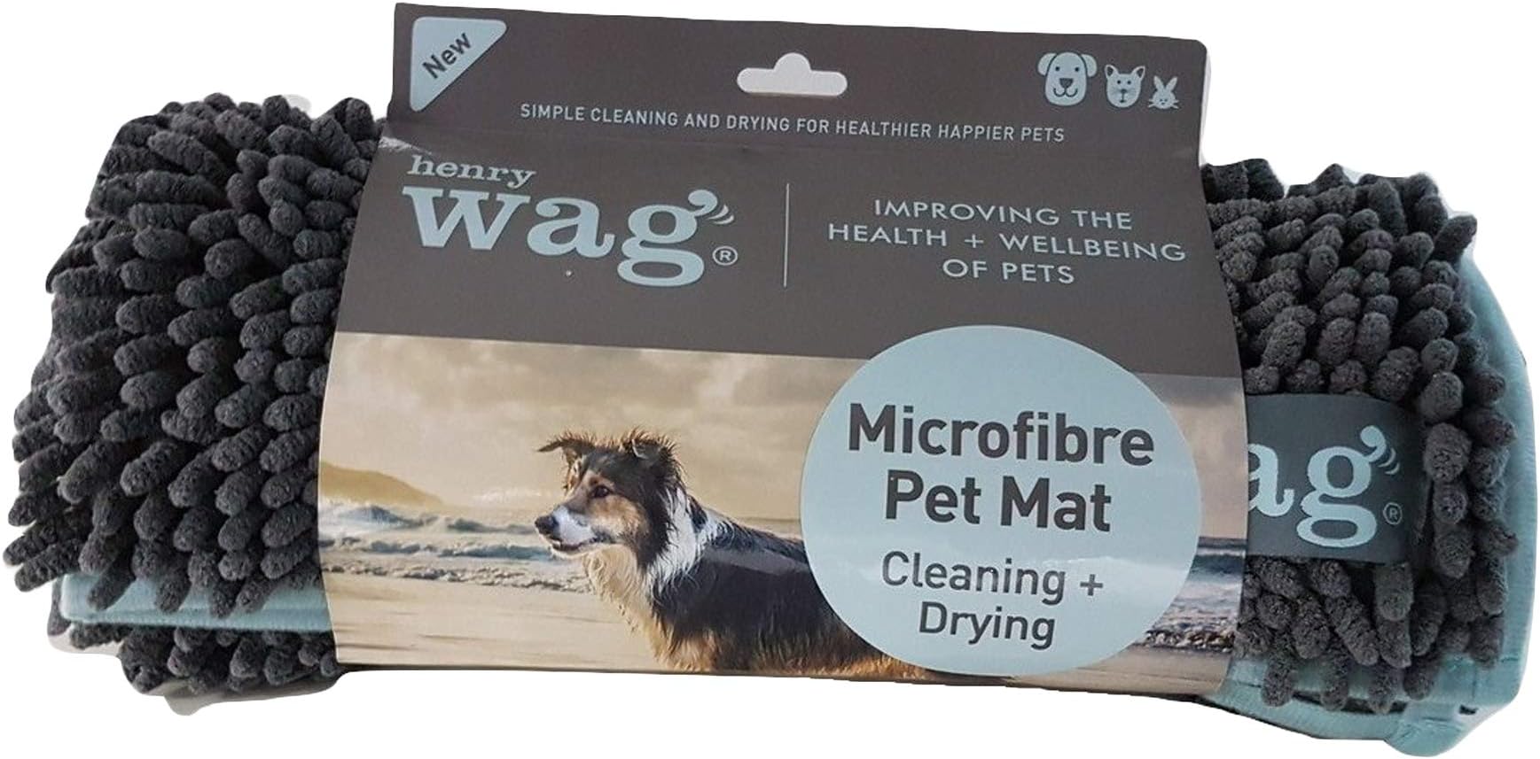 Henry Wag Microfibre Noodle Pet Mat - 3 Sizes