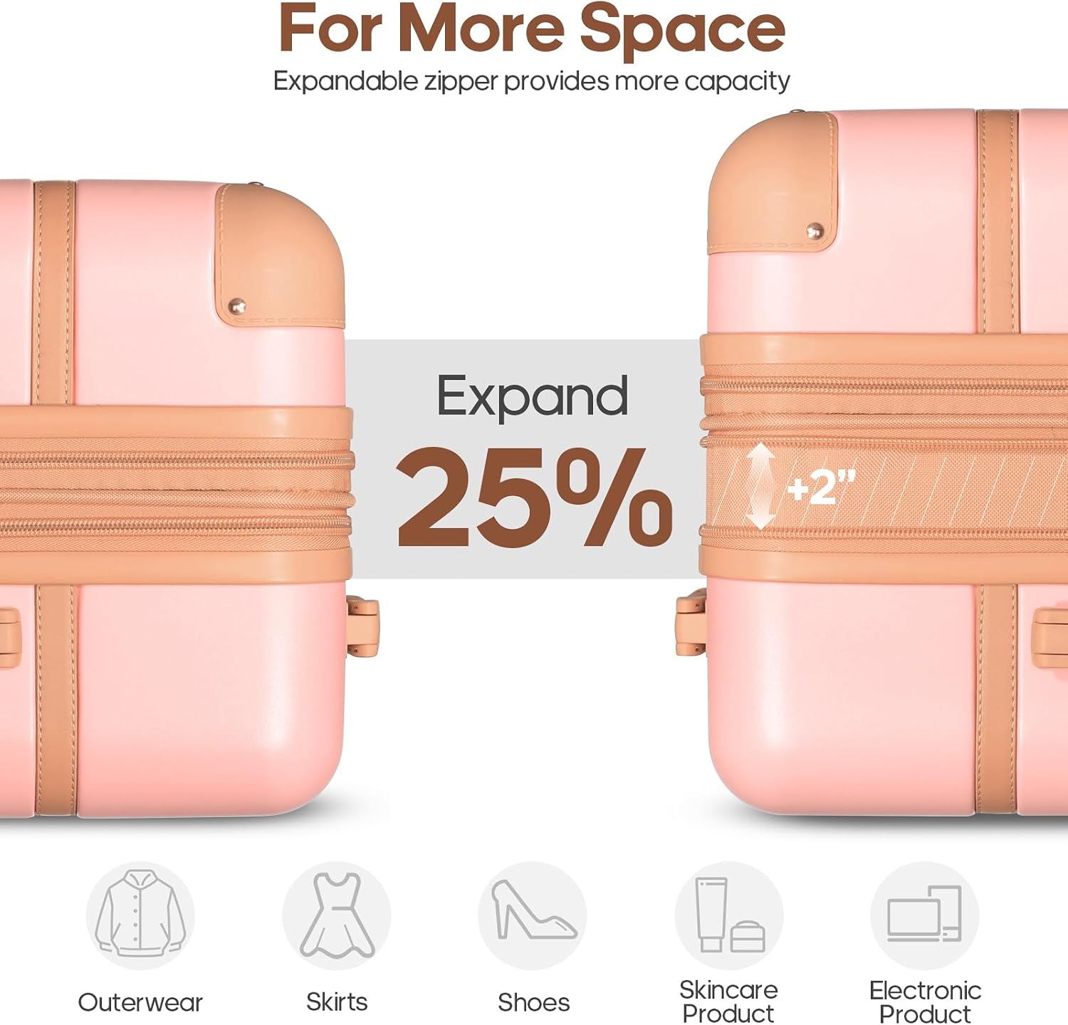Travel in Style: Review of the Expandable 3-Piece Hardshell Luggage Set
