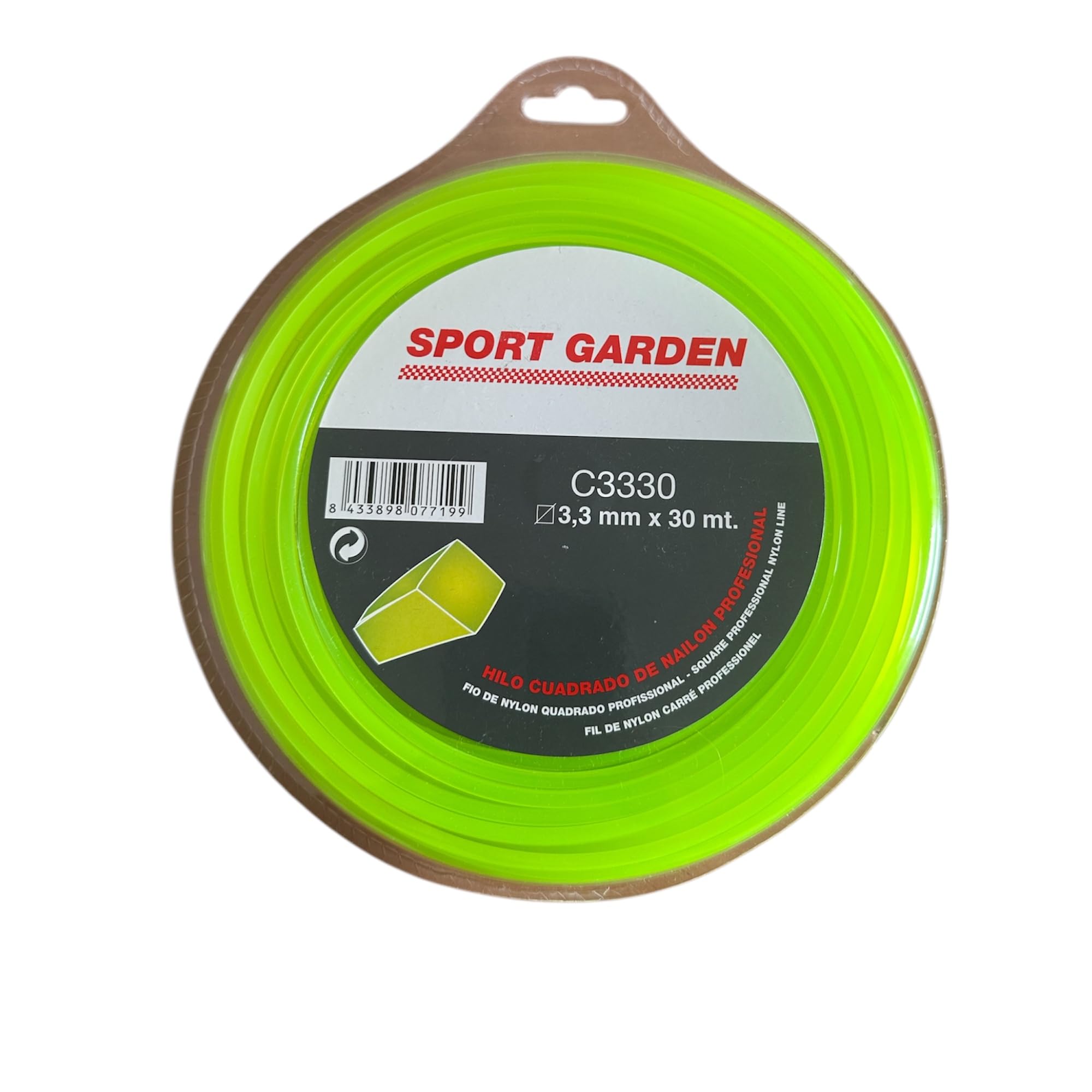 HILO NYLON CUA.C3330 3,3MMX30M - SPORT GARDEN - C3330