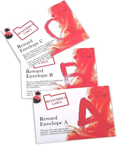 Miniatura 5 de Detective Juego Deducción Lógica Resolución Asesinato Misterioso Juego de Casos Misteriosos Archivos de Investigación Juego Misterioso Fiesta