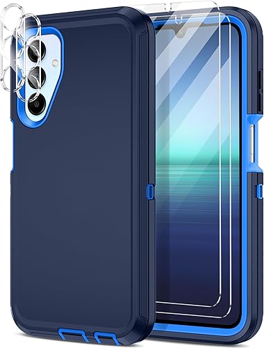 Miniatura 8 de I-HONVA Funda para Samsung Galaxy S23 Plus, S23 Plus de 6.6 pulgadas con 2 protectores de pantalla + 2 protectores de lente de cámara, resistente a