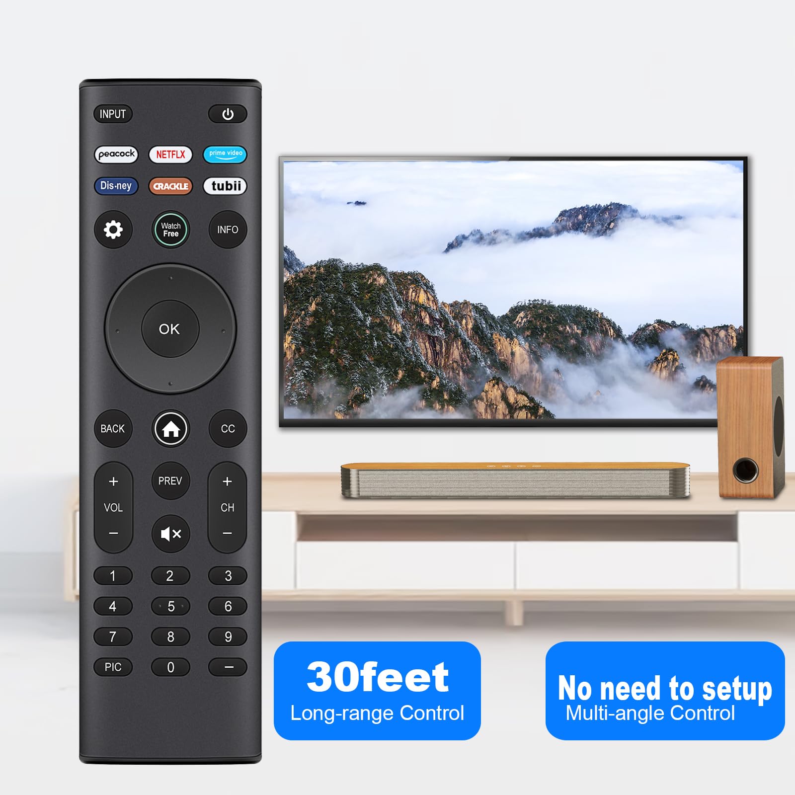 Amazon.com: XRT140 Universal SmartCast TV Remote Control