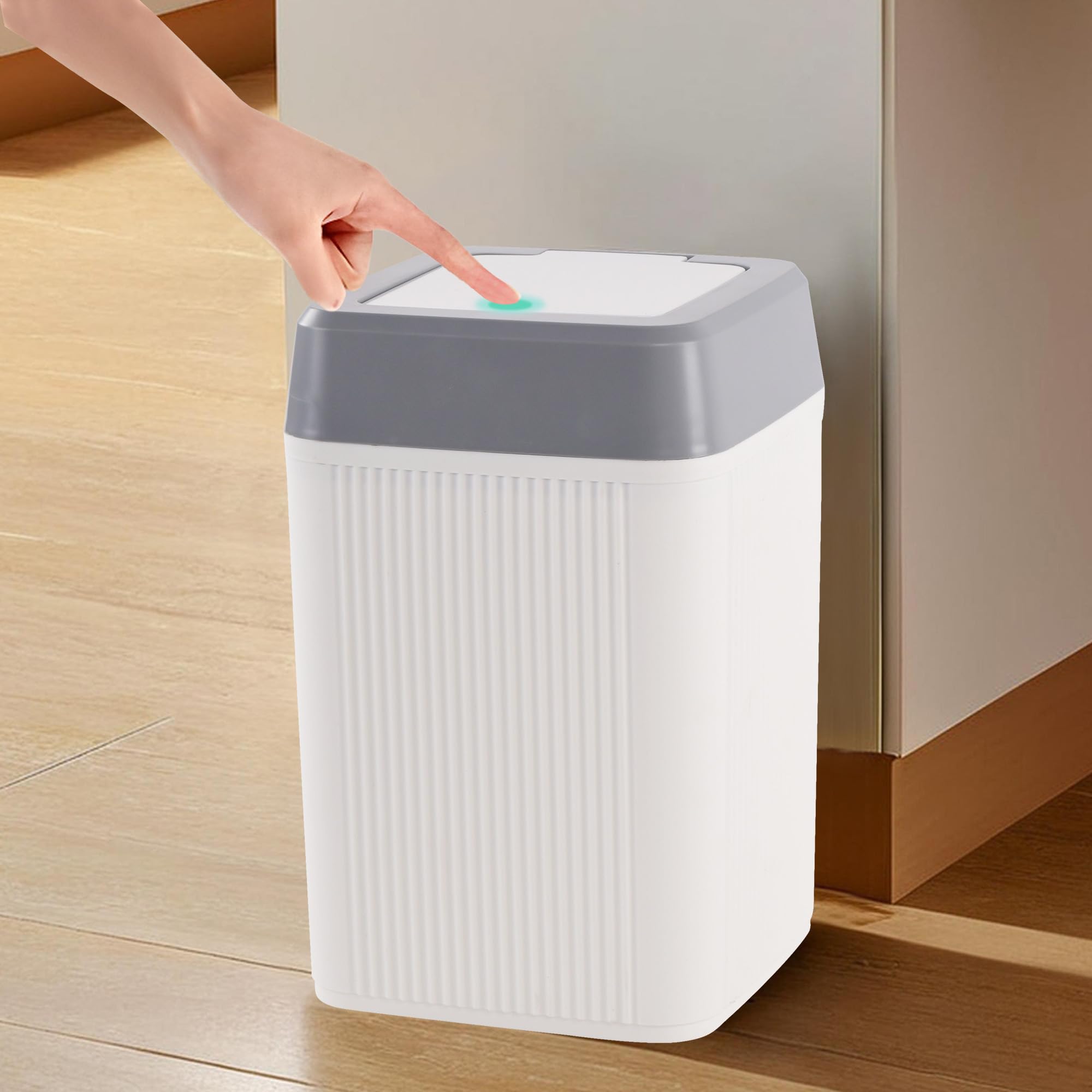 Kuber Industries 10L Orbit Dustbin - Hands-Free! -9