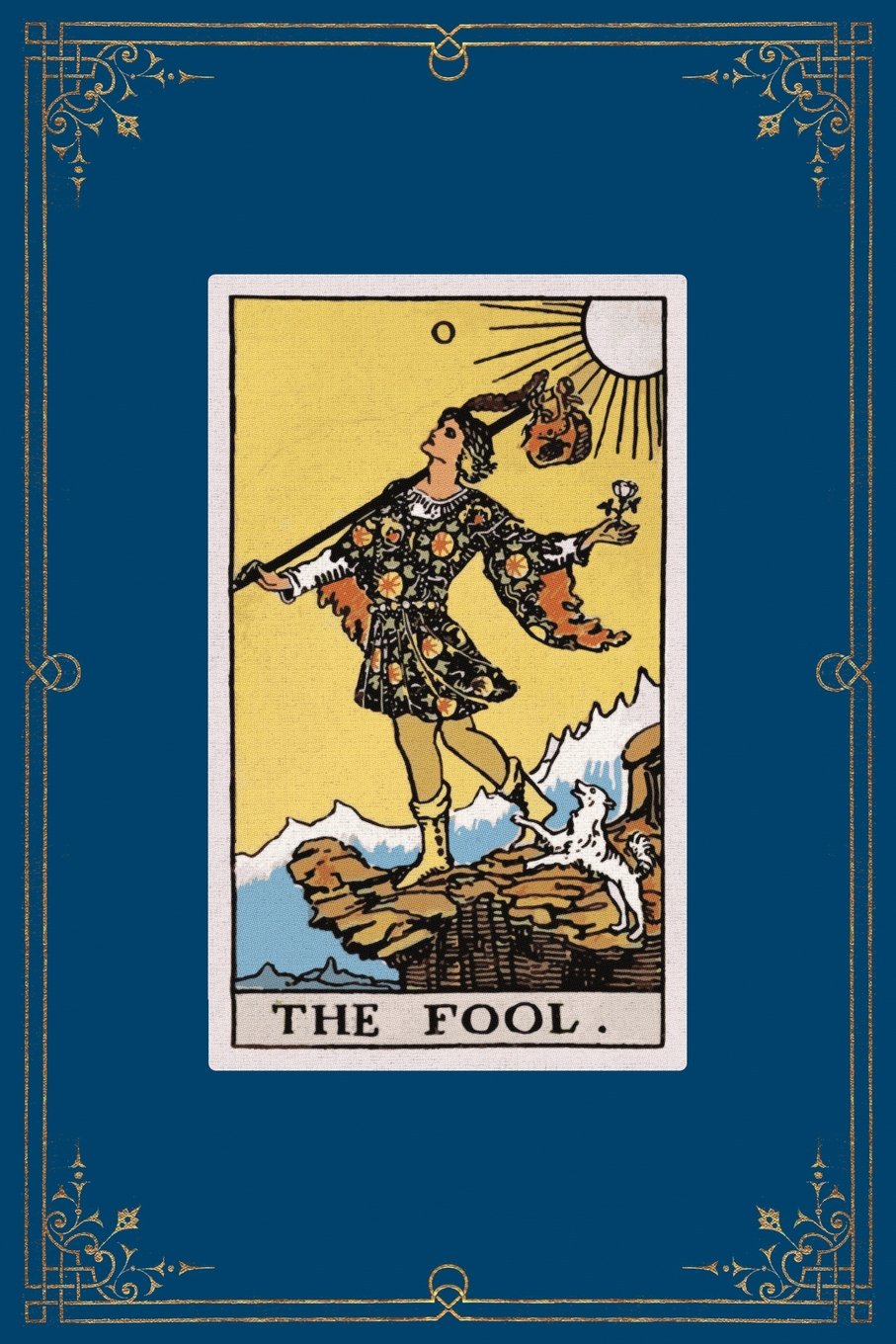 The Fool: 120 Blank Lined Pages, 6 X 9 College Ruled Notebook, The Fool Tarot Card - Antique Vintage Style Journal, Diary, Notebook (Tarot Card ... Vintage Style - Tarot Card Notebooks)