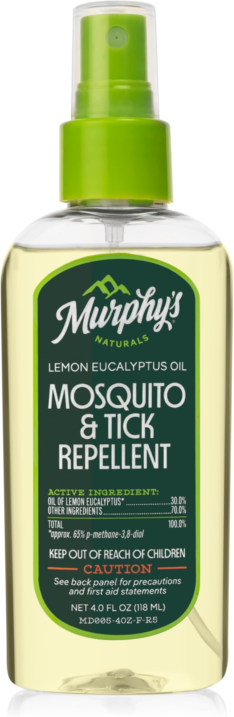 Murphy's Naturals Murphy's Naturals Lemon Eucalyptus Natural Insect Repellent, 4-Ounce Pump Spray
