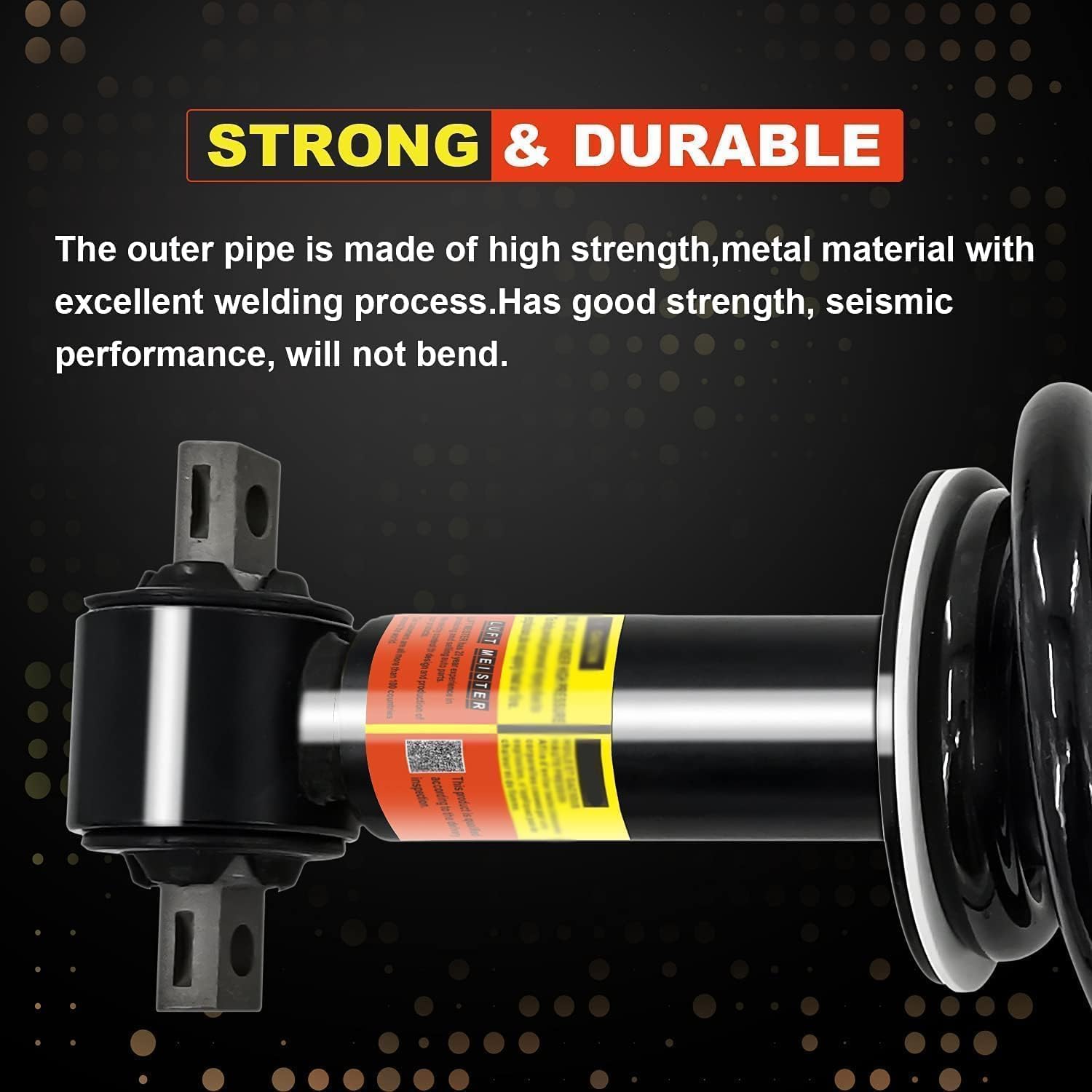 LUFT MEISTER 84176631 580-1108 Front Shocks Struts Assembly w/Magnetic Fits for Chevy Tahoe Suburban for Cadillac Escalade (ESV) for GMC Yukon (XL) Denali Silverado Sierra 1500 2015-2020 84977478