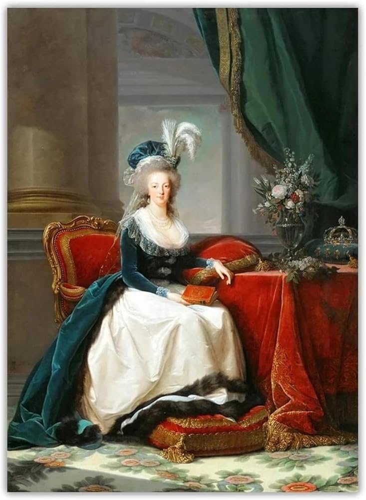 Amazon.co.jp: マダム・ルブランによる有名な絵画「マリー