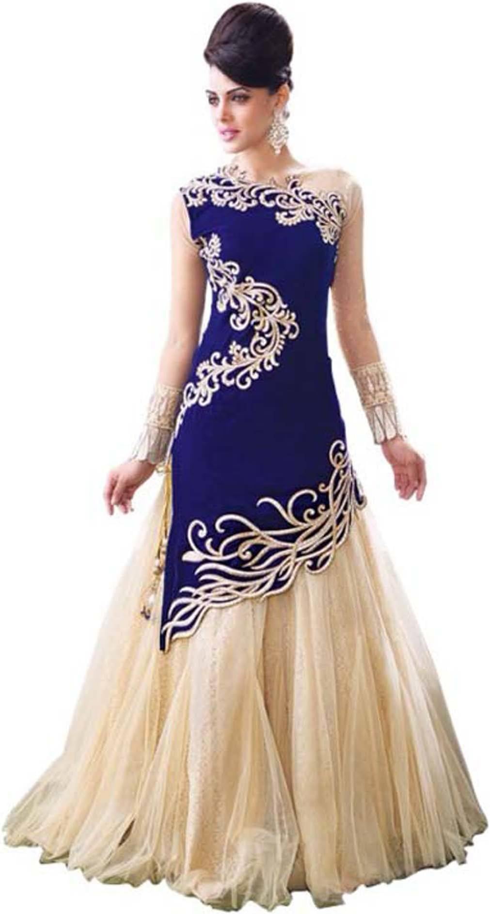 Royal Ethnic Indian Designer Wedding and Party Wear Anarkali Dress Salwar Kameez