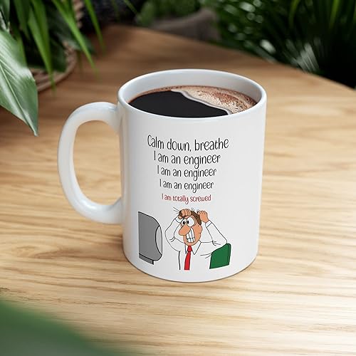 Miniatura 8 de Pop Puns Taza de café de ingeniero divertido regalo para compañero de trabajo de oficina ingeniero frustrado el café sabe mejor 15 onzas