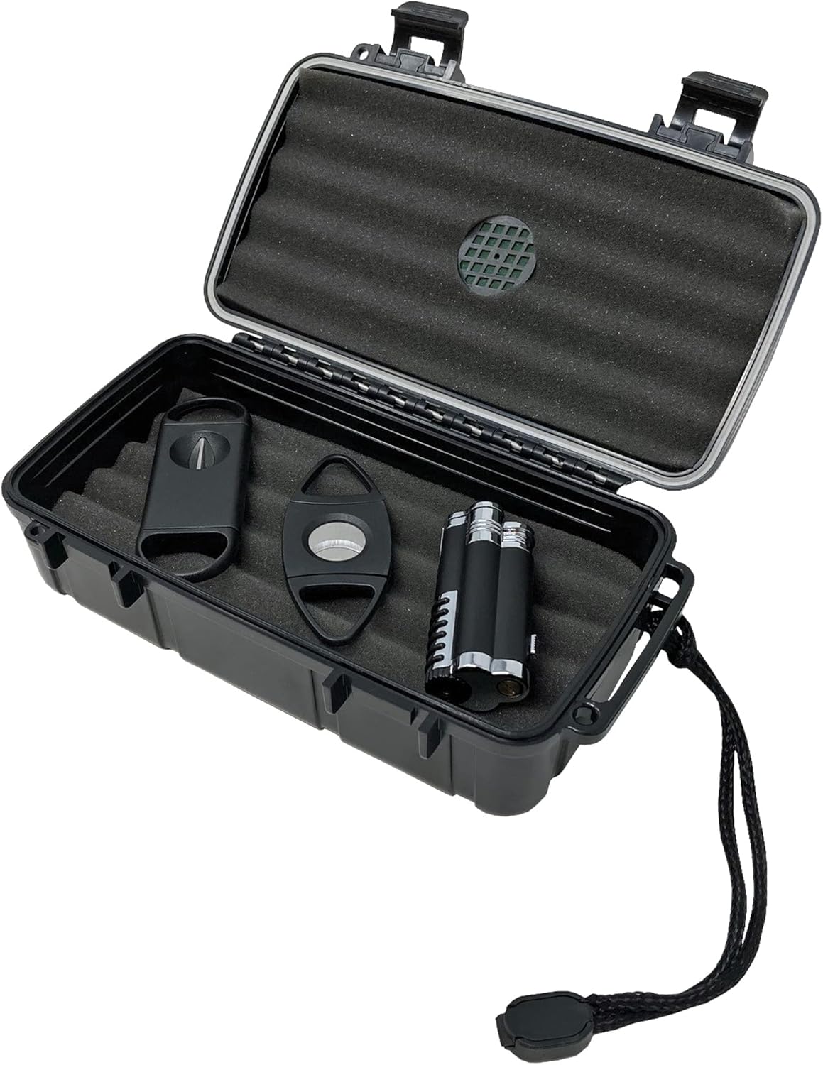 Presitge Import Group Cigar Safe 10 Count Humidor Case and