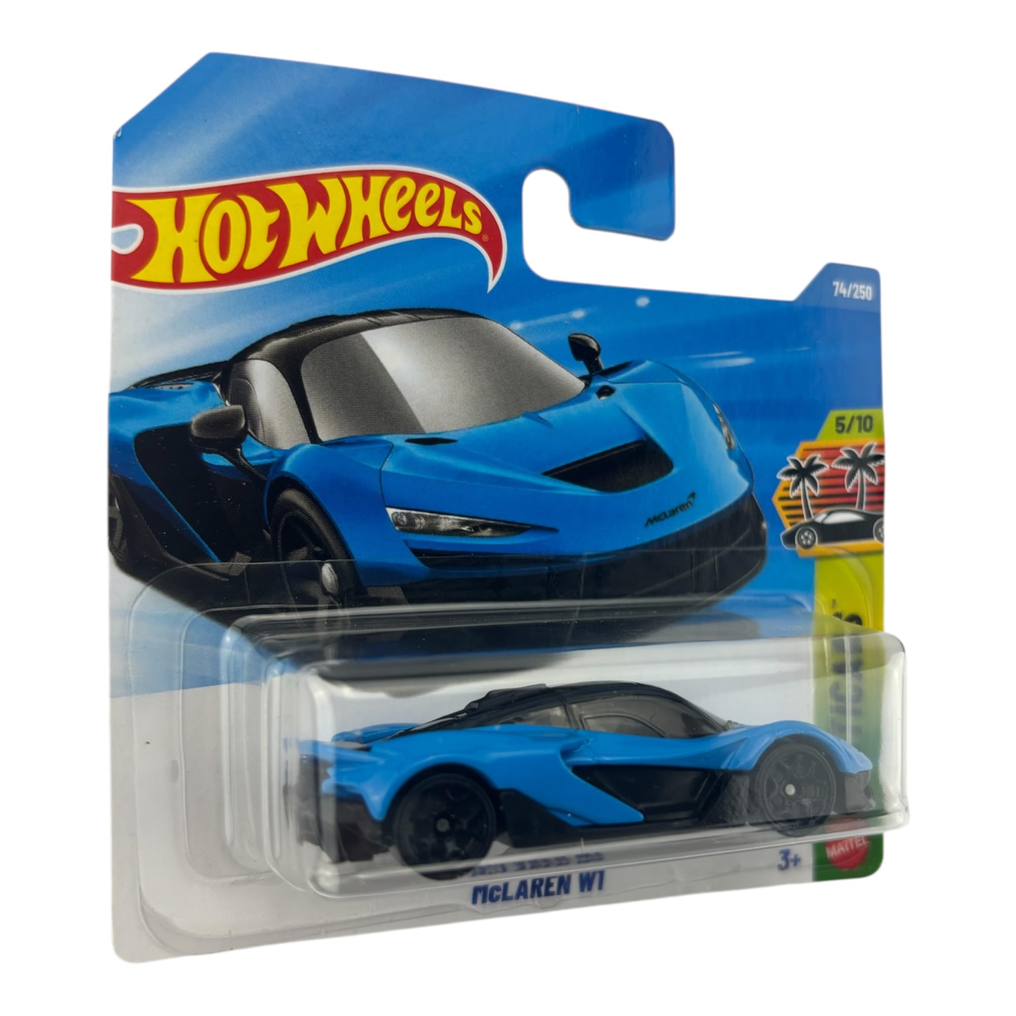 Amazon.com: Hot Wheels McLaren W1 [Blue] Exoticars 5/10, 74/250, 1