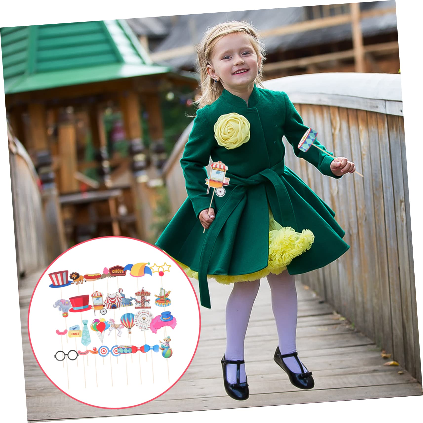 Amosfun 5 Set Oggetti Di Scena Decorativi Per Foto Carrello Delle Caramelle Premi Carnevaleschi Accessori Per Feste Bomboniere Di Carnevale Accessorio Per Feste Di Carnevale 30 Pezzi * 5