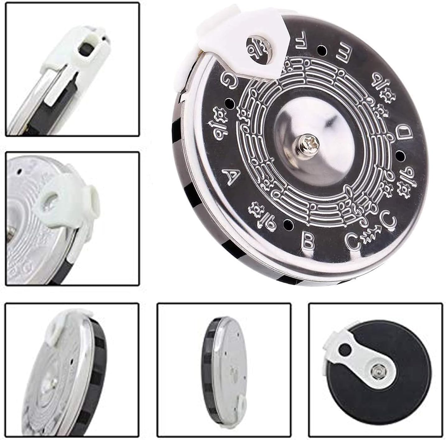 C-C Pitch Pipe for Singers Pitch - 13 Tone Up CC Music Note Instrument Tuning Device for Acoustic Electric Guitar Tuner Acoustic - Music Pitch Tuner for Violin Note Instrument Tuner Pipe Master