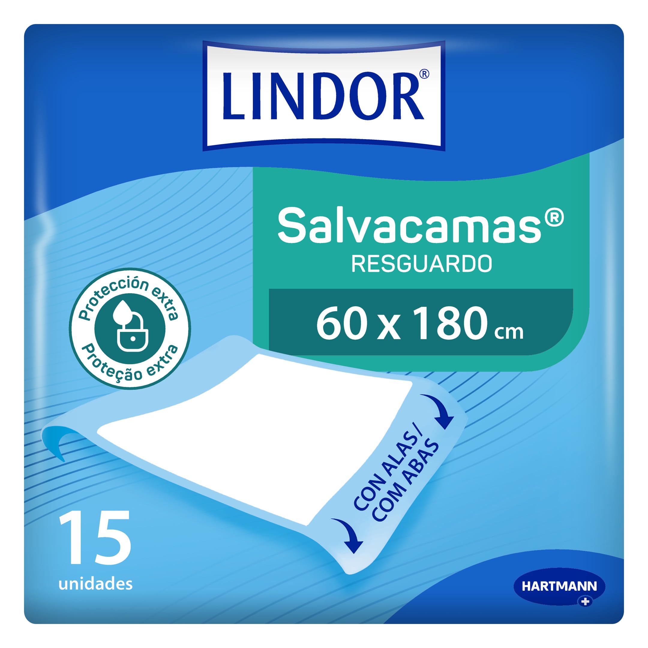 LINDOR, Empapadores de Cama 60x90, Salvacamas para Adultos, Protector de Camas, Sillas y Sillones, Desechables, Alta Absorción y Fragancia a Jazmín, 30 Unidades — view 8