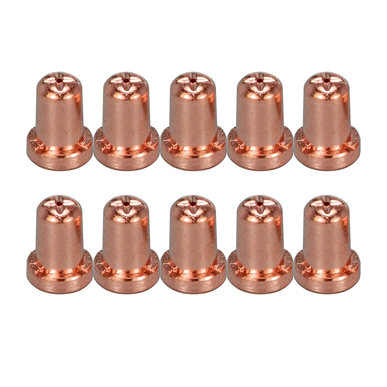 RIVERWELD PT-31 LG40 Plasma Cutting Torch Tips Nozzles Extended 18866L Work with 18205L 18204 18785 Consumables for Cut 40 50 CT-312 Plasma Cutter 10pcs