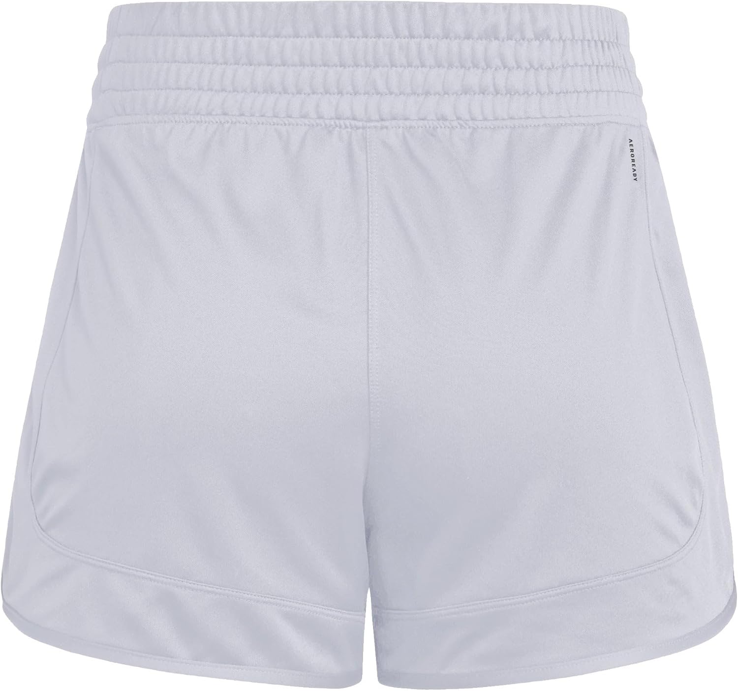 adidas Womens Pacer Essentials Knit High-Rise Shorts - Image 3