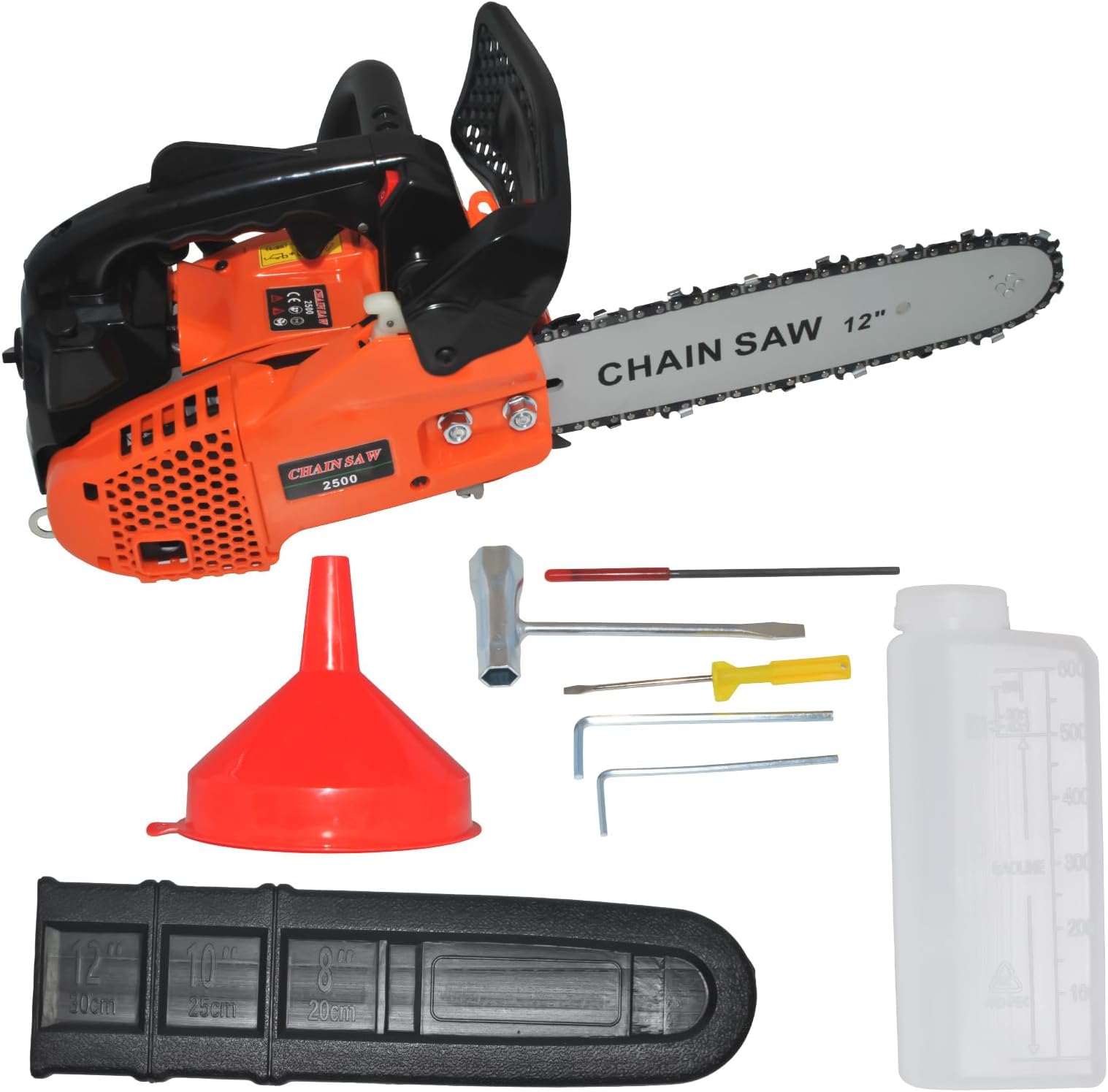 12'' Top Handle Gas Chainsaw,2Stroke 25.4cc Portable Chain