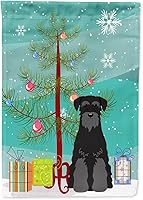 Vista 891 de Caroline's Treasures BB4243GF Bandera de jardín con texto en inglés «Merry Christmas» con texto en inglés «Merry Christmas», bandera decorativa