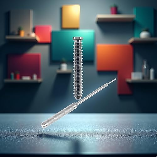 Miniatura 3 de JJLFresheners Herramienta de reparación de repuesto de tornillo de tuerca o válvula de embalaje de aguja, accesorios de aerógrafo para pistola de