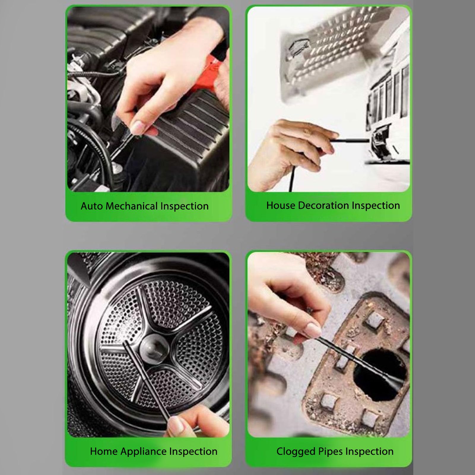 Digital Snake Camera Industrial Endoscope Camera 4.3 Inch Ips 1080p HD Single Lens Portable Camara Endoscopica 5m (10m)