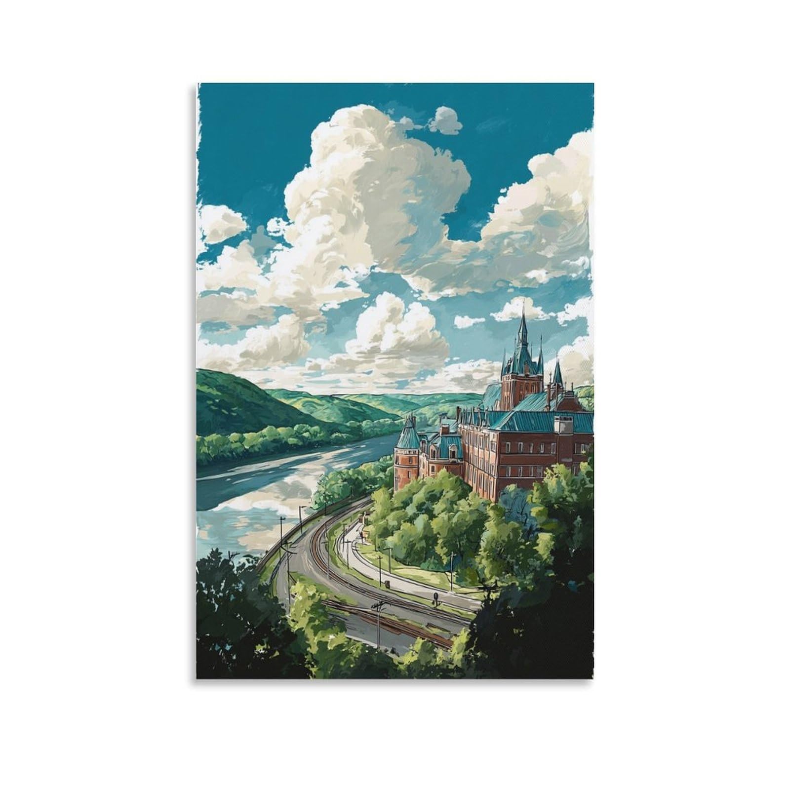 ZBBGGOZ Altoona Poster 08x12inch(20x30cm) Canvas Wall Posters And Art Picture Print Modern Family Bedroom Decor