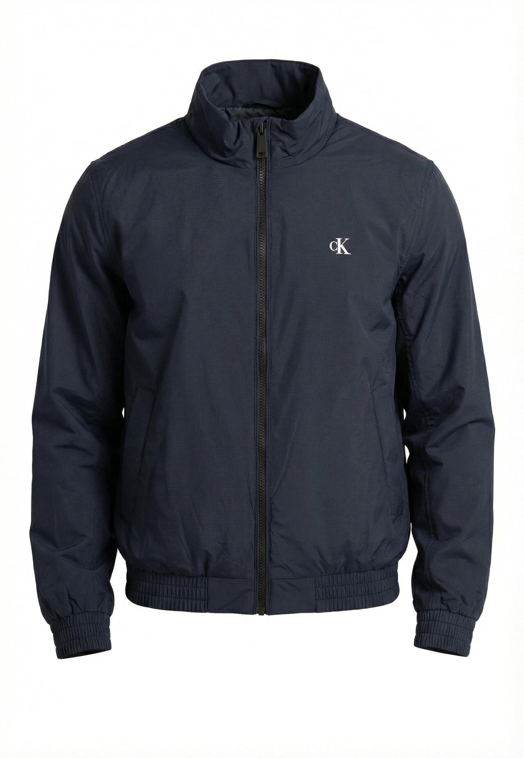 Calvin Klein Jeans Ripstop Padded Harrington Jacket - Navy