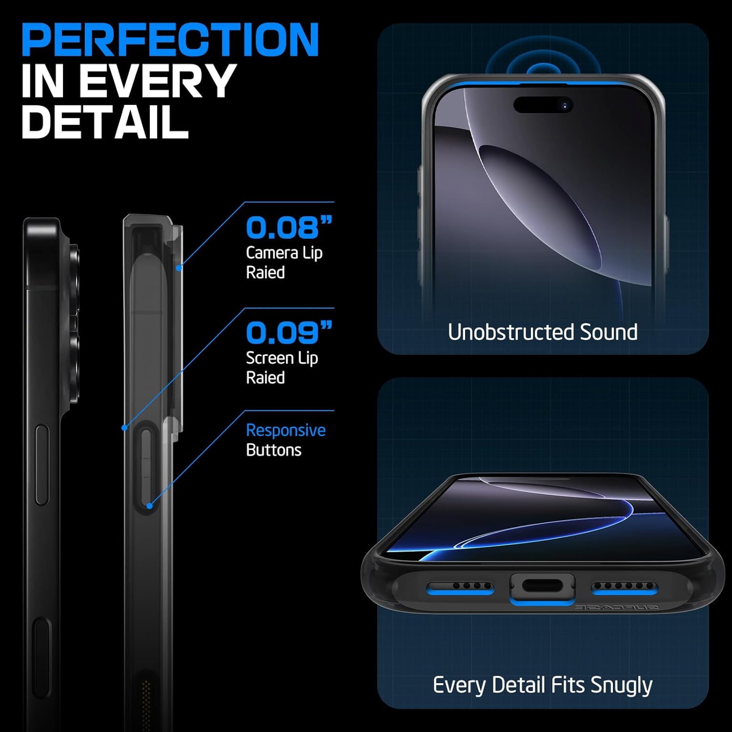 SUPCASE for iPhone 16 Pro Case with Camera Control Capture Button (Unicorn Beetle Mag Stand), [Compatible with MagSafe] Slim Protective Magnetic Phone Case for iPhone 16 Pro 6.3'' 2024, Dark - Image 9