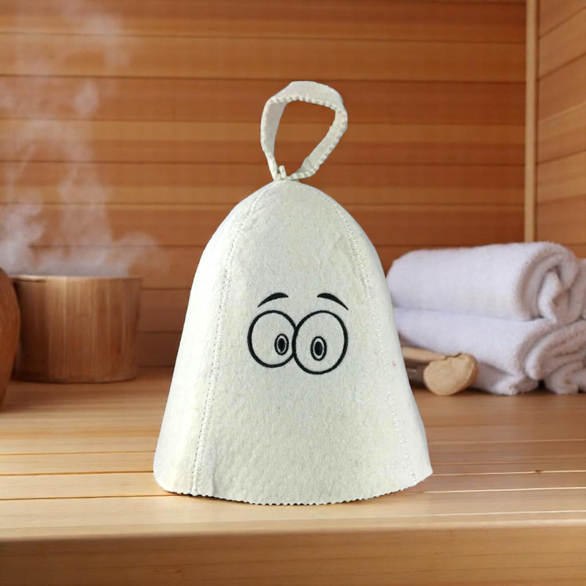 Chapeau de Sauna en Feutre 100% Coton GMMH