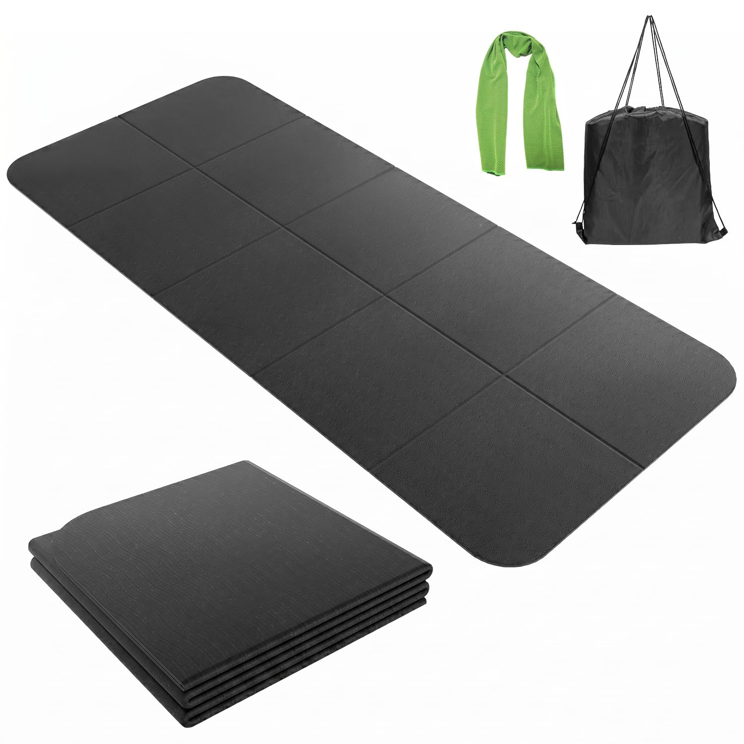 TOEVE Thickened Walking Pad Mat for Carpet-6mm Thickness-Treadmill Mat for Hardwood Floors,Exercise Bike Mat,Floor Protection Mat for Under Stationary Bike, Spin Bike,Elliptical-152.5 x 61x 0.5cm