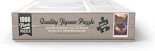 Miniatura 11 de MyPuzzle Crater Lake National Park Morning Glory, póster vintage, rompecabezas prémium de 1000 piezas para adultos