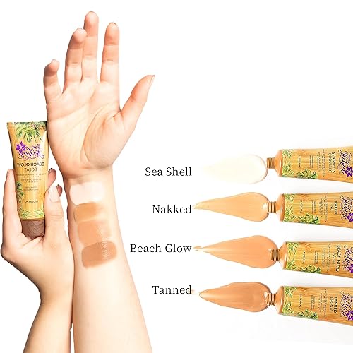 Miniatura 3 de Sweet LeiLani Crema hidratante puramente teñida para cara, protector solar mineral hidratante no químico para la cara con vitaminas esenciales,