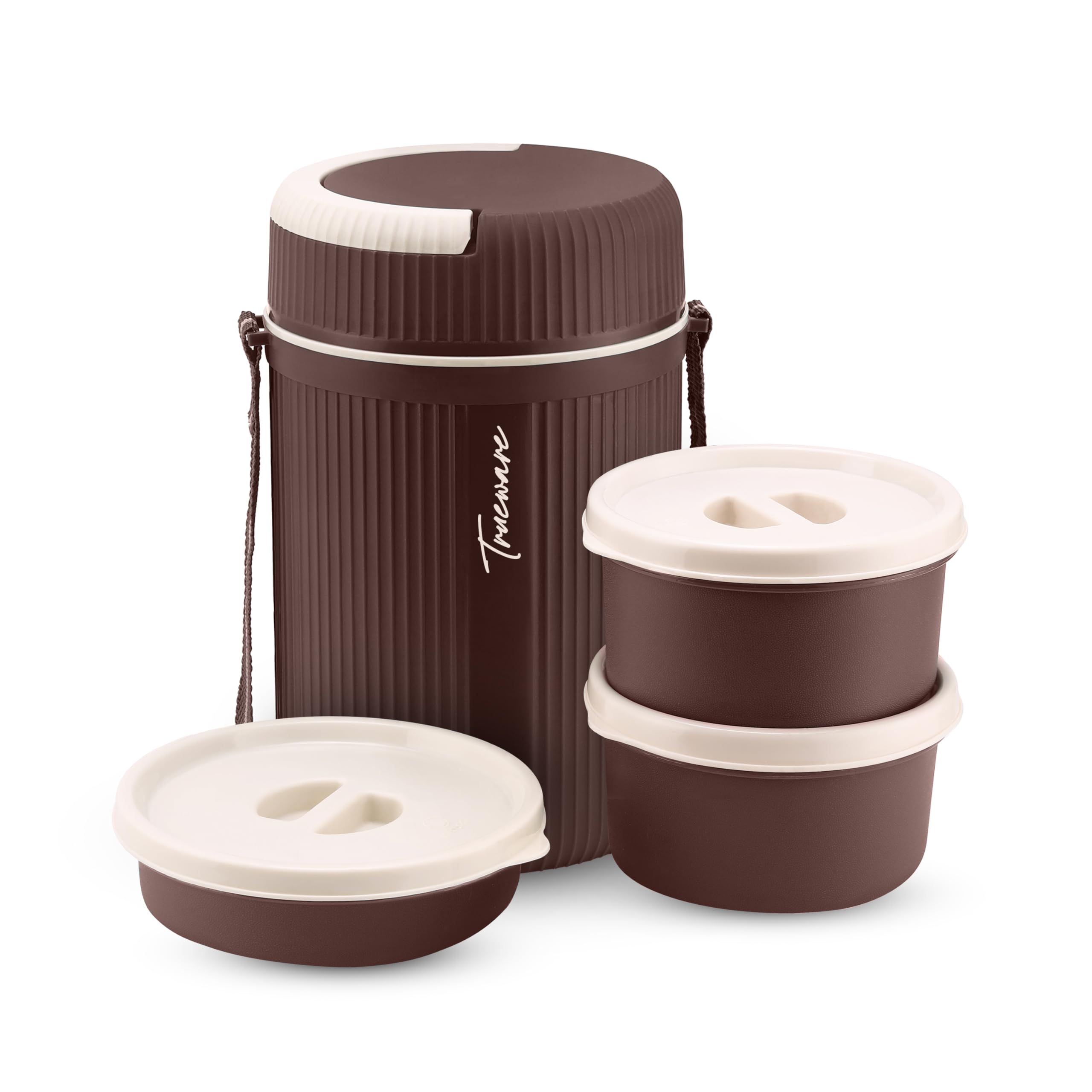 Trueware Meal Insulated Lunch Box (Brown, Medium) (B0DCW1QSXR) Amazon Price History, Amazon Price Tracker