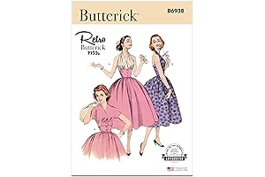 Butterick Misses' Vintage 1950's Halter Dress and Jacket Sewing Pattern Kit