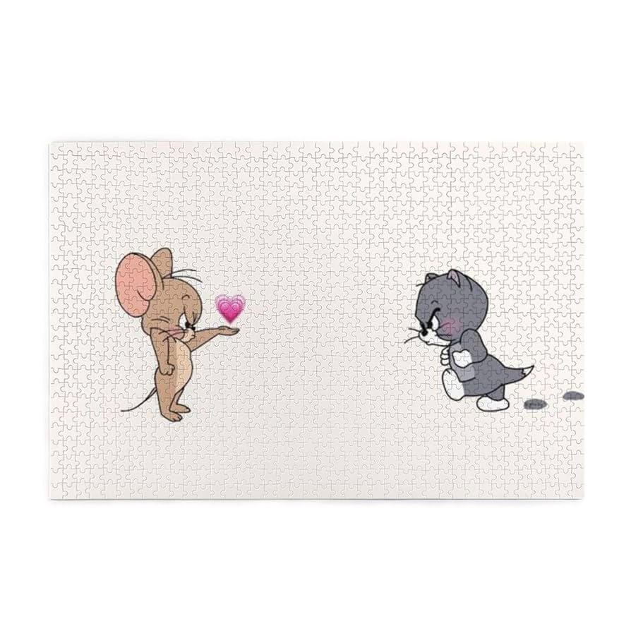 トムジェリ　1000ピースジグソーパズル Amazon.co.jp: 1000ピース ジグソーパズル トムとジェリー