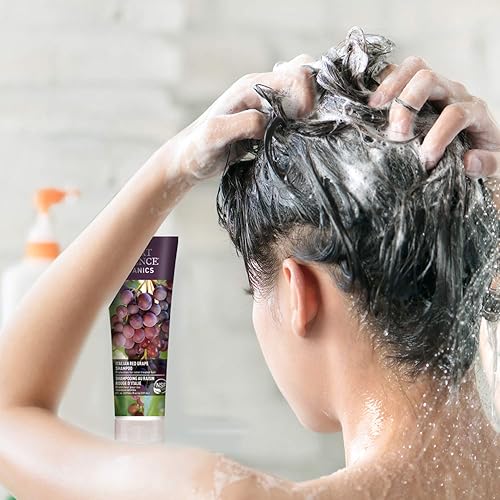 Miniatura 3 de Desert Essence Paquete de champú y acondicionador de uva roja italiana, 8 onzas líquidas, protección para cabello tratado con color, antioxidante,