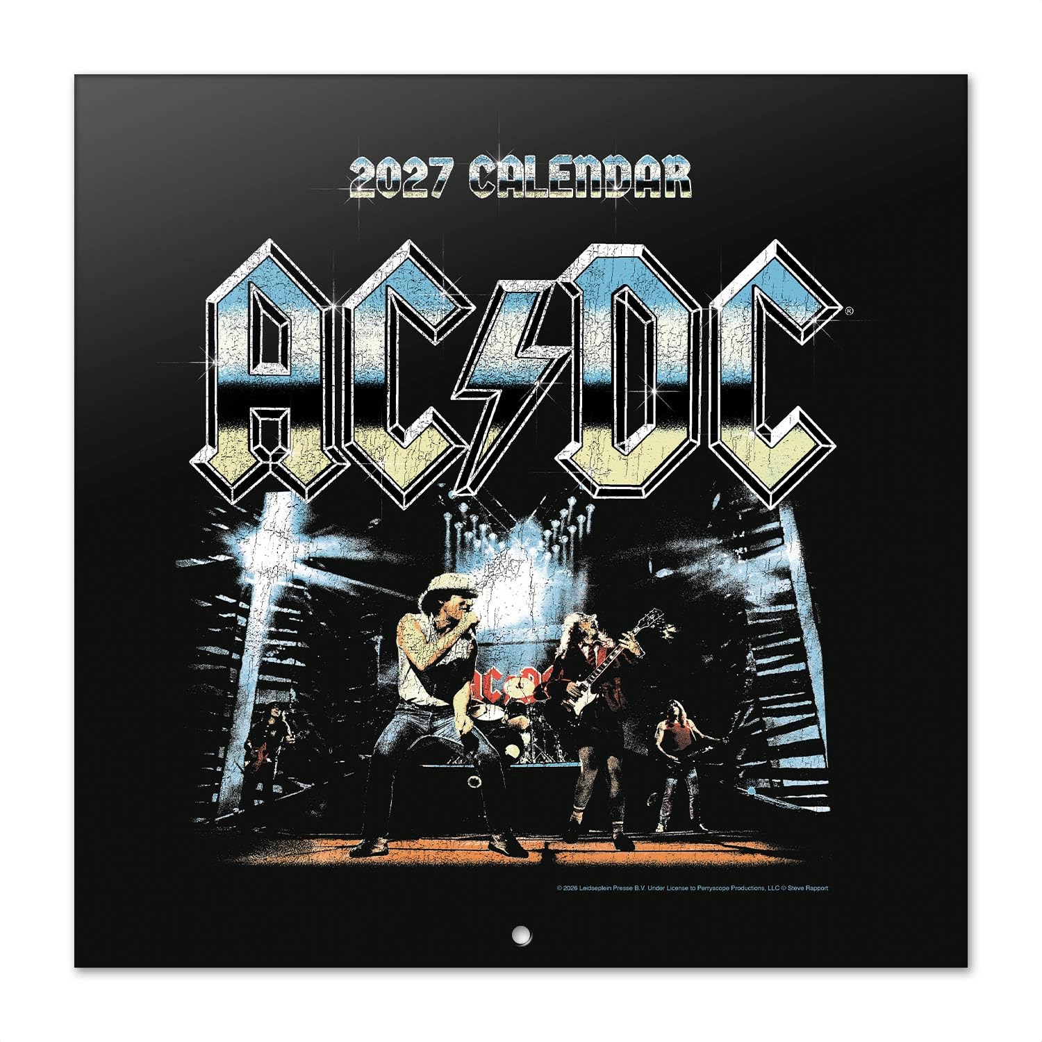 Grupo Erik AC/DC Wall Calendar 2027 UK - ACDC Gifts, Merchandise
