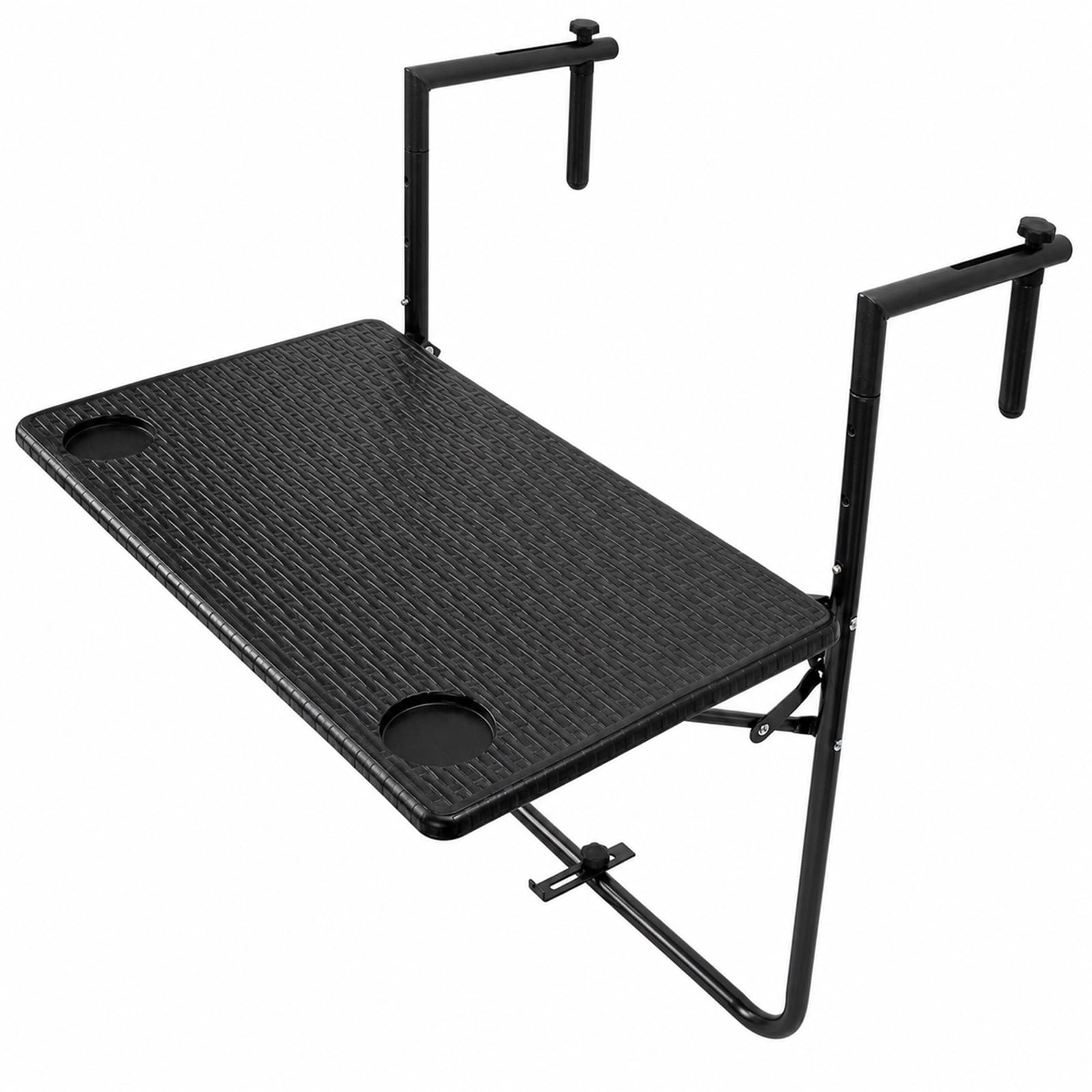 BalkongeläNder HäNgetisch BalkonhäNgetisch Klappbar Balkontisch Zums EinhäNgen Holz Platzsparender Multifunktional für Außenbereich,Garten,Büro,Patio,kleine Räume Outdoor