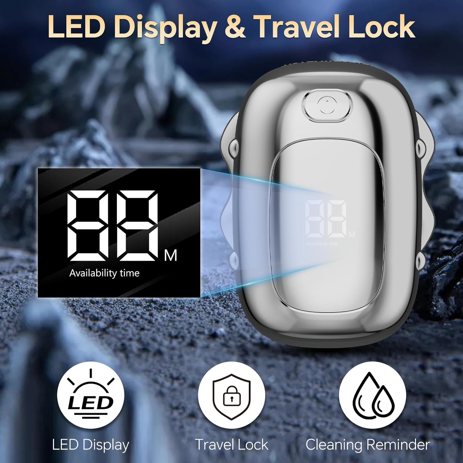 Head Shavers for Bald Men, 7D Electric Razor 10000 RPM High-Speed Mens Head Shaver, LED Display & IPX7 Waterproof for Wet/Dry Use, Fast Rechargeable Shaving Grooming Kit - Image 6