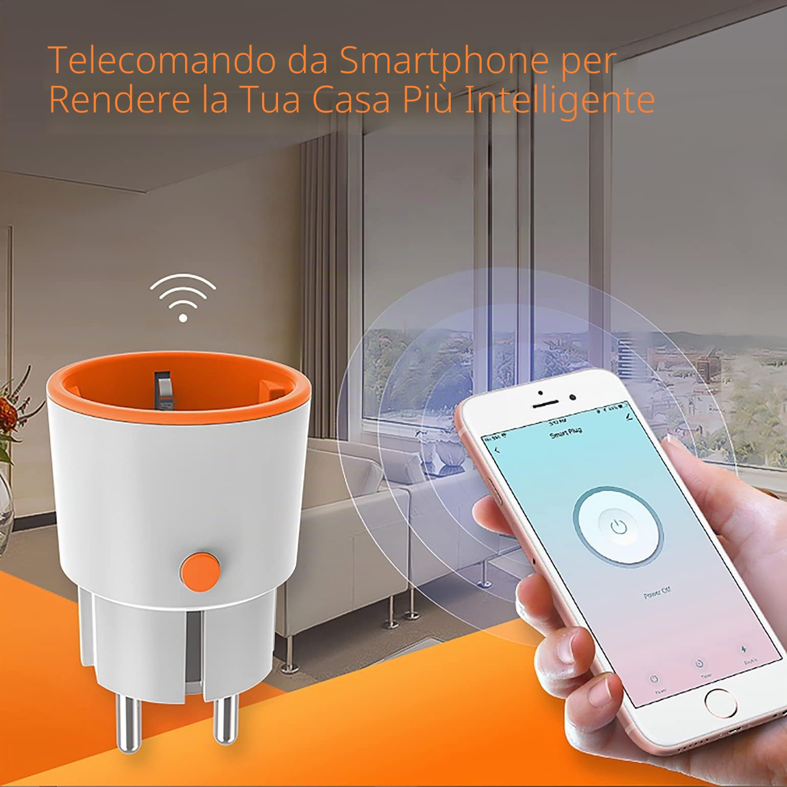 Zigbee - Spina di alimentazione con funzione Smart, funzione di misurazione e timer, controllo tramite App Tuya notificazioni push compatibile con Alexa e Google Home (confezione da 4)